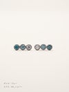 ダイヤモンド アミュレット ピアス | Little Voyage 30013_bl_sv