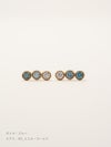 ダイヤモンド アミュレット ピアス | Little Voyage 30013_bl_svyg