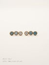 ダイヤモンド アミュレット ピアス | Little Voyage 30013_bl_10kyg